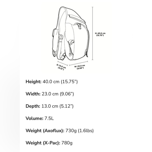 NEW Alpaka Metro Crossbody Left Shoulder 10L Sling Bag Green Axoflux 210D - Picture 14 of 14